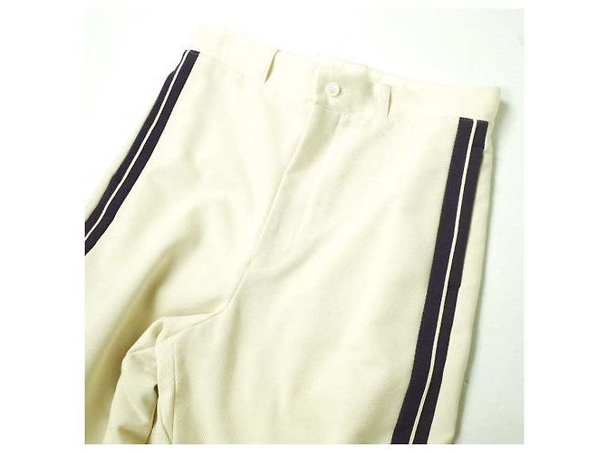 Autre Marque Calças de algodão e lã UNUSED LINE Branco Fora de branco - vista 5