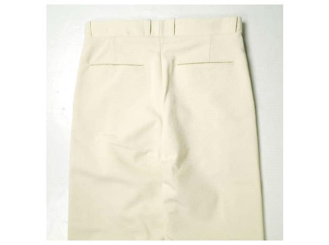 Autre Marque Calças de algodão e lã UNUSED LINE Branco Fora de branco - vista 7