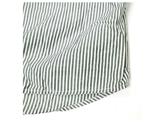 Autre Marque Camicia a maniche corte in cotone e poliestere WHITELAND Bianco Grigio - vista 5