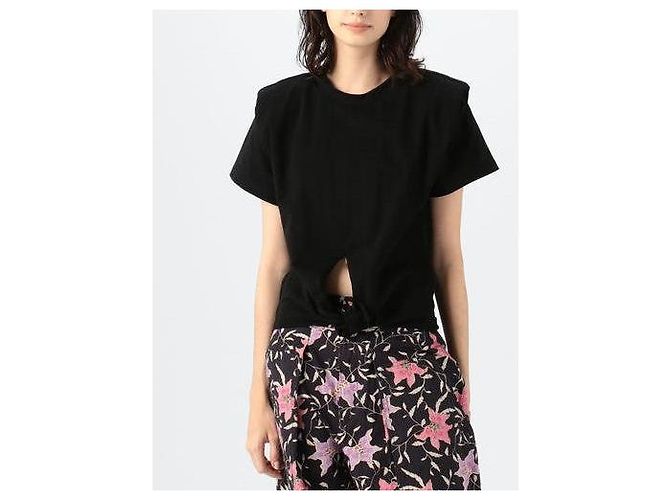 Autre Marque Top de algodón BELITA ISABEL MARANT Negro - vista 3