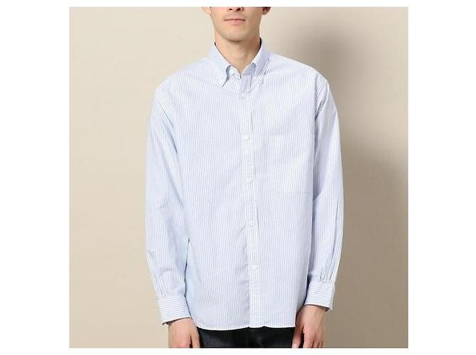 Autre Marque CAMISA DE ALGODÓN A RAYAS DULCES BEAUTY&YOUTH UNITED ARROWS Azul - vista 3