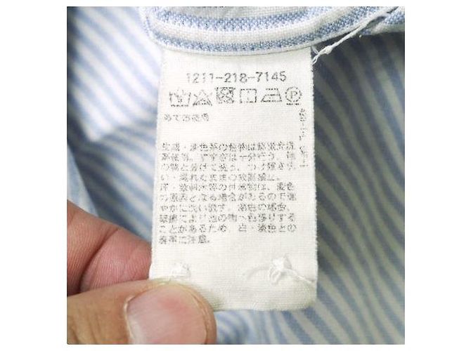 Autre Marque CAMISA DE ALGODÓN A RAYAS DULCES BEAUTY&YOUTH UNITED ARROWS Azul - vista 8