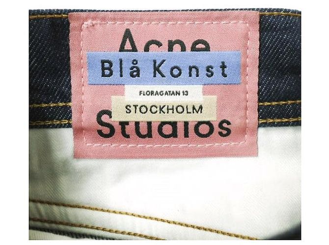 Pantalones de denim indigo Bla Konst Melk de Acne Studios Azul - vista 3