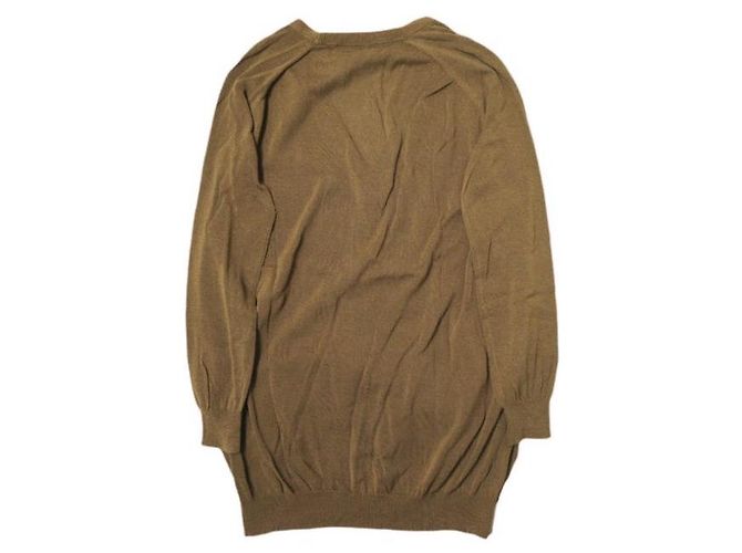 Autre Marque CÁRDIGAN LARGO DE ALGODÓN NYLON BEAUTY&YOUTH UNITED ARROWS Castaño - vista 2