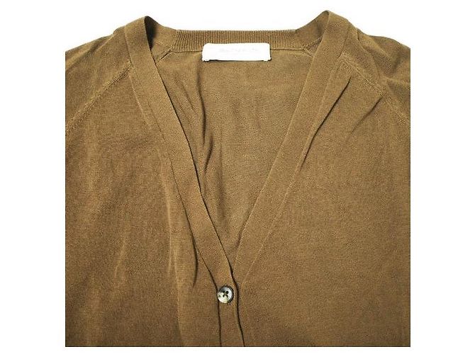 Autre Marque CÁRDIGAN LARGO DE ALGODÓN NYLON BEAUTY&YOUTH UNITED ARROWS Castaño - vista 4