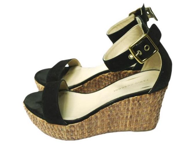Autre Marque Sandali in suede LIZY979 di Fabio Rusconi Nero - vista 2