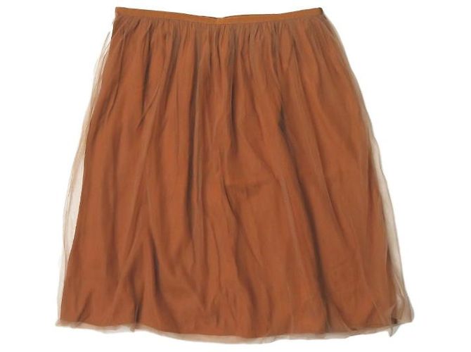 Autre Marque Falda de tul de pliegues fruncidos Lapis Luce Beams Naranja - vista 2