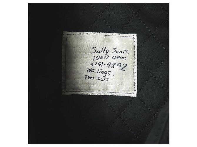 Autre Marque Abrigo de algodón de botonadura sencilla Sally Scott Azul Azul marino - vista 3