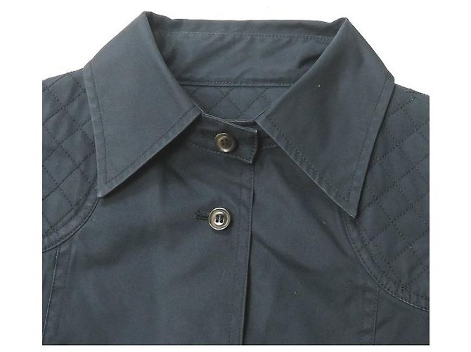 Autre Marque Abrigo de algodón de botonadura sencilla Sally Scott Azul Azul marino - vista 4
