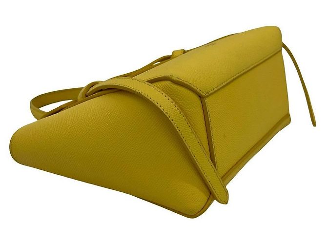Céline CELINE Belt Bag Leather 2way bag Amarelo - vista 8