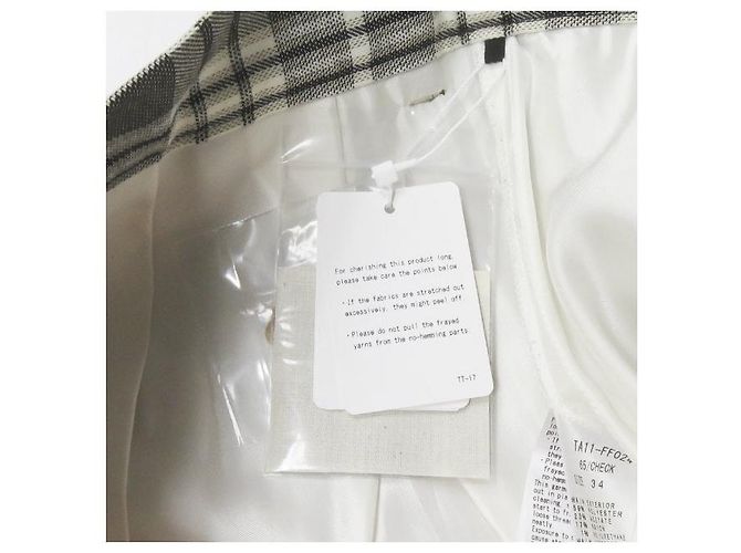 Autre Marque Pantaloncini Toga Check Marrone Grigio - vista 9