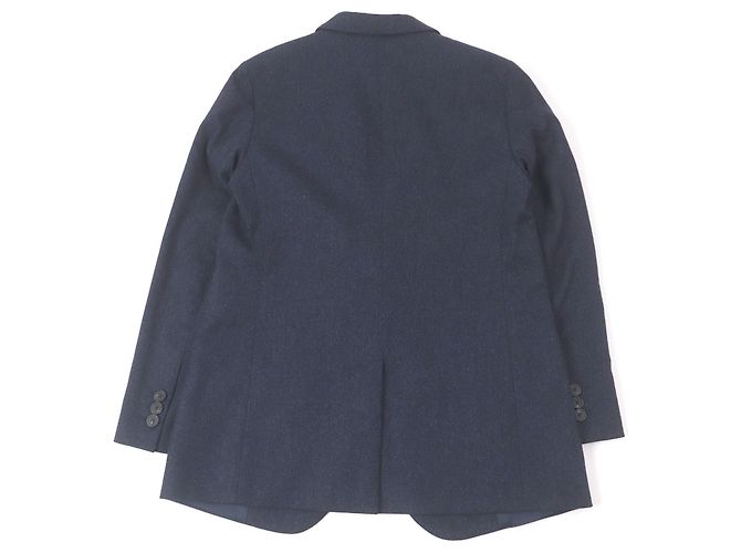 Chaqueta de lana y cachemira ajustada Emporio Armani Azul Azul marino - vista 4