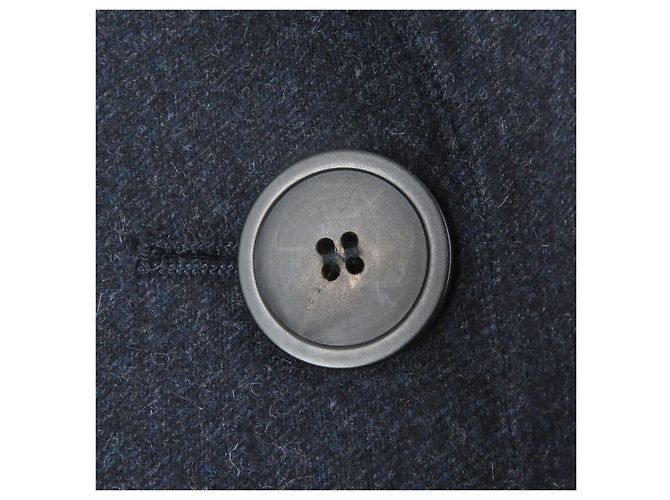 Chaqueta de lana y cachemira ajustada Emporio Armani Azul Azul marino - vista 5