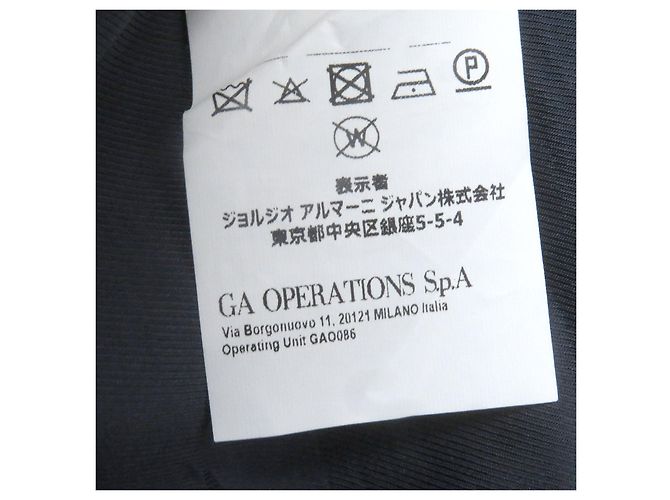 Chaqueta de lana y cachemira ajustada Emporio Armani Azul Azul marino - vista 9