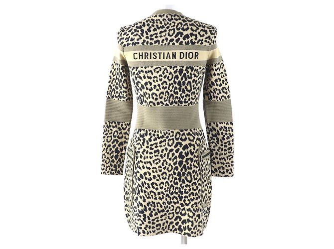 Christian Dior 21AW 144R03AM530 Kleid aus Rayon Polyester Braun - Ansicht 3