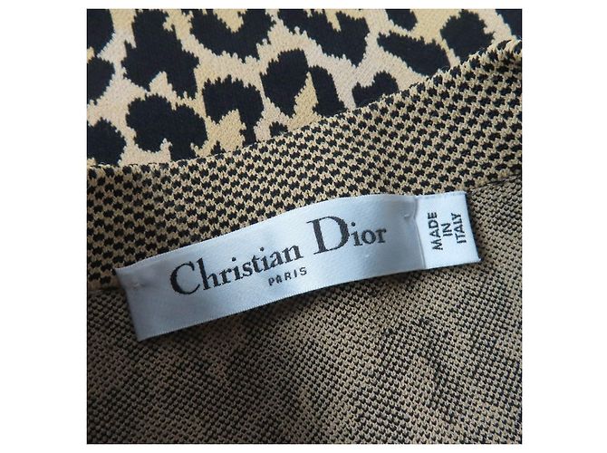 Christian Dior 21AW 144R03AM530 Kleid aus Rayon Polyester Braun - Ansicht 7