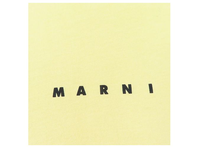 Camiseta de algodón Marni THJE0263P1 Amarillo - vista 5