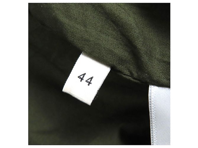 Edge Céline Cappotto in cotone camouflage Celine Verde Cachi - vista 8