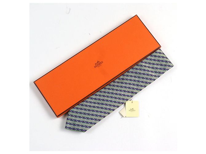 Cravatta in seta pesante Hermès Multicolore - vista 2