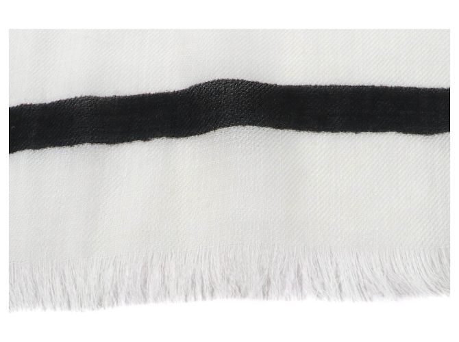 Timeless Chanel Tweed Cashmere Schal Mehrfarben - Ansicht 11