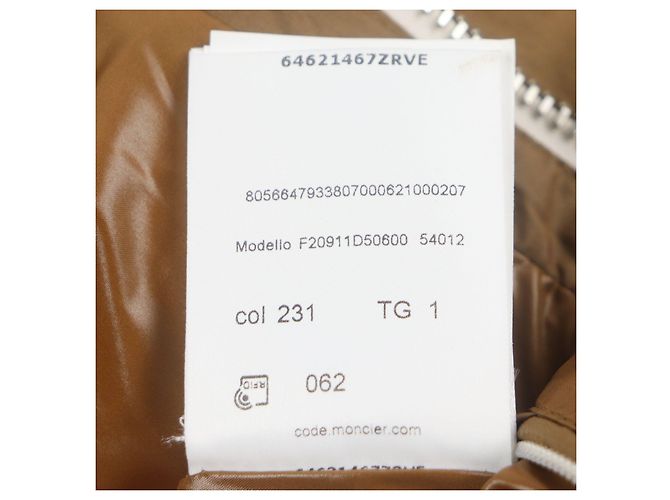 Abrigo de algodón acolchado Moncler ROUBAUD Castaño - vista 14