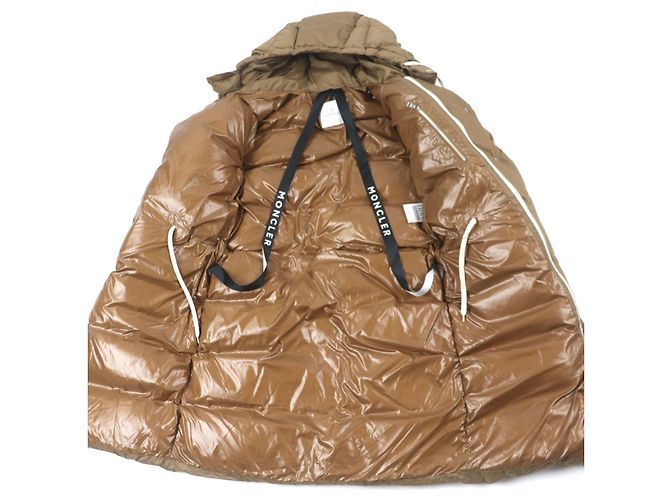 Abrigo de algodón acolchado Moncler ROUBAUD Castaño - vista 4
