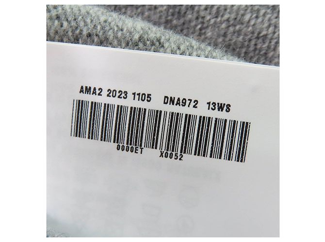 Miu Miu MIUMIU Strickpullover mit V-Ausschnitt Grau - Ansicht 11