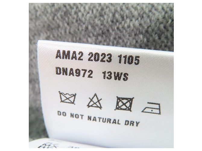 Miu Miu MIUMIU Strickpullover mit V-Ausschnitt Grau - Ansicht 8
