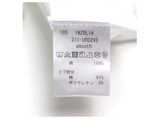 Autre Marque Camiseta de algodón con logo ANTICIPO INZOLIA Blanco - vista 8