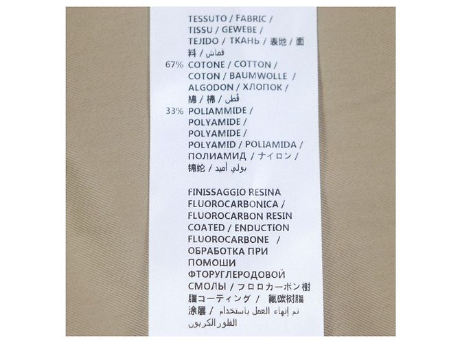 Abrigo Trench de Algodón Gucci Beige - vista 11
