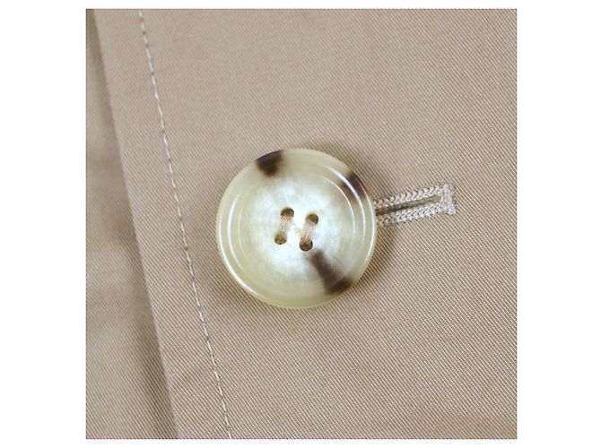 Abrigo Trench de Algodón Gucci Beige - vista 6
