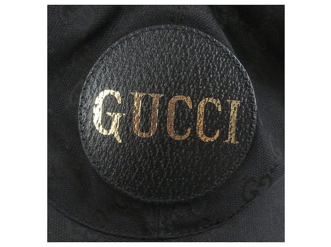 Baseballcap mit GG-Logo-Patch aus Canvas von Gucci Schwarz - Ansicht 5