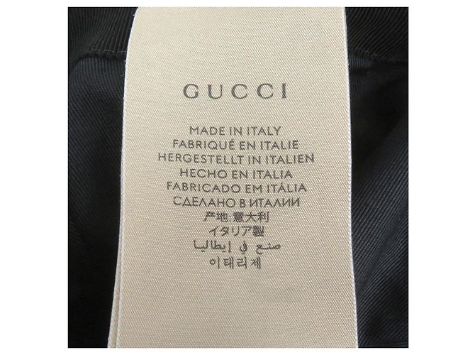 Baseballcap mit GG-Logo-Patch aus Canvas von Gucci Schwarz - Ansicht 8