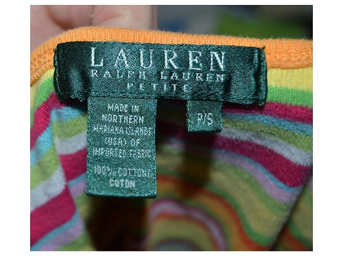 Regata de algodão Ralph Lauren com estampa Multicor - vista 4