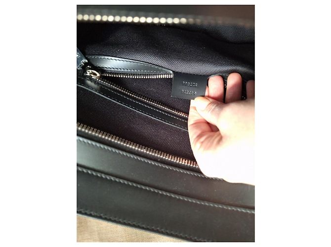 Borsa Gucci "GG Supreme" in tela nera Nero - vista 14