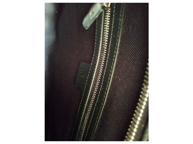 Borsa Gucci "GG Supreme" in tela nera Nero - vista 9