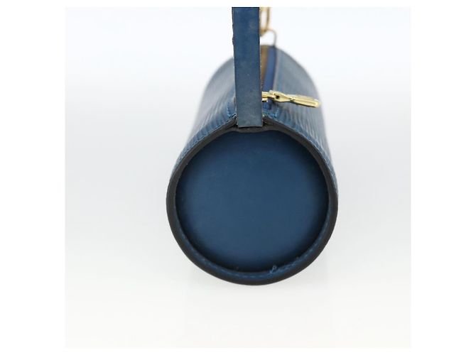 Pochette Soufflot in pelle Epi Louis Vuitton Blu - vista 3