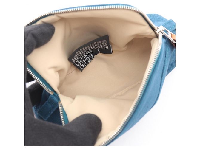 Bolso Mini Hermès Bolide Pouch 15 Azul - vista 3