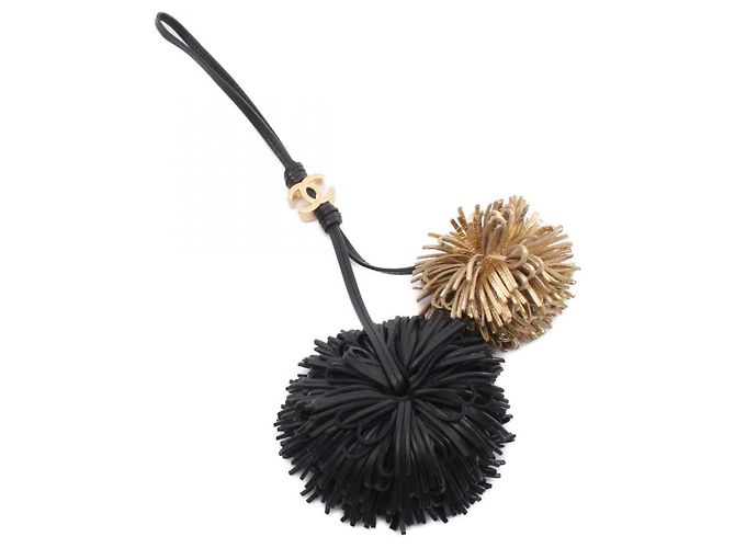 Charm per borsa in pelle Bonbon di Chanel Nero - vista 2