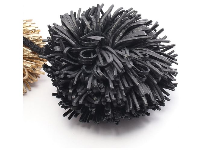 Charm per borsa in pelle Bonbon di Chanel Nero - vista 4