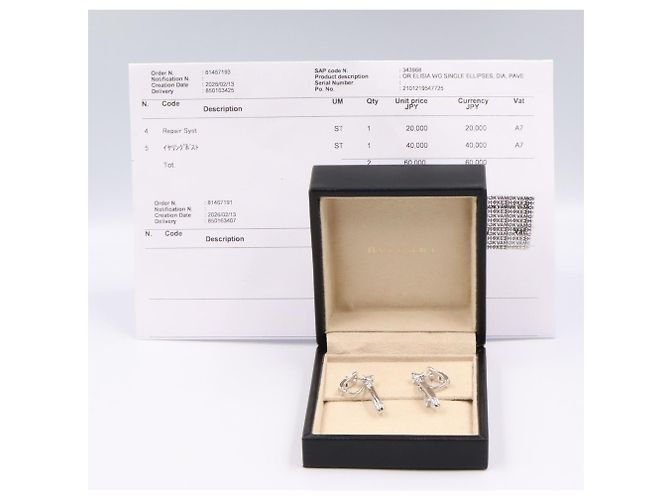 Bulgari Orecchini in diamante Elysia BVLGARI Argento - vista 6