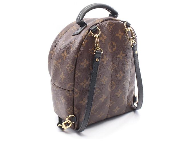 Mochila/bolso Palm Springs Mini de Louis Vuitton Castaño Negro - vista 2