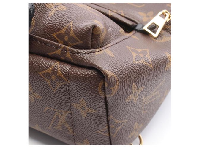 Mochila/bolso Palm Springs Mini de Louis Vuitton Castaño Negro - vista 6