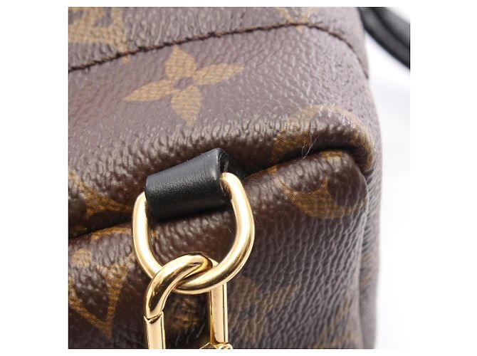 Mochila/bolso Palm Springs Mini de Louis Vuitton Castaño Negro - vista 8