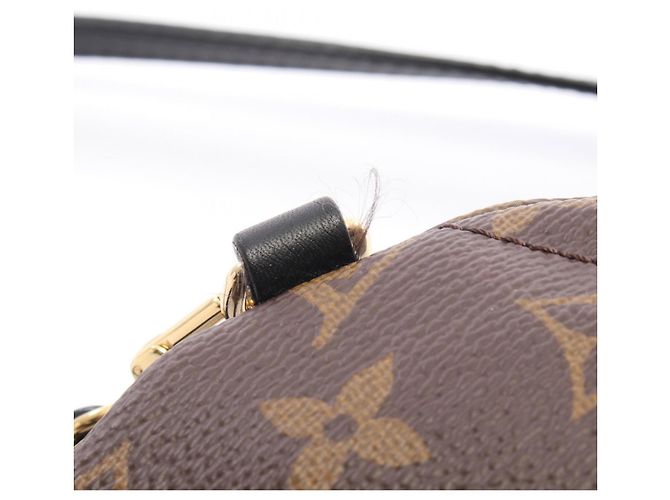 Mochila/bolso Palm Springs Mini de Louis Vuitton Castaño Negro - vista 9
