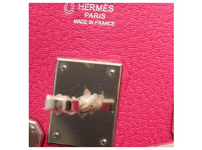 Borsa Hermès Birkin 30 Verso Rosa Porpora Fuschia - vista 10