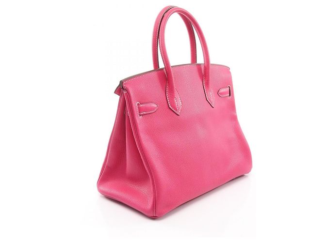 Borsa Hermès Birkin 30 Verso Rosa Porpora Fuschia - vista 2