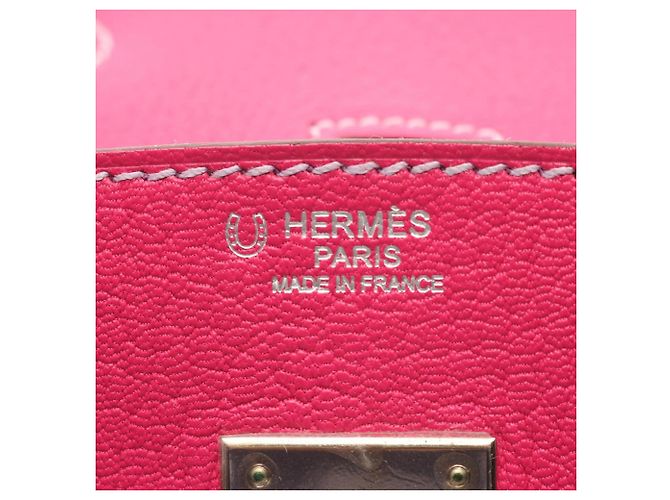 Borsa Hermès Birkin 30 Verso Rosa Porpora Fuschia - vista 4
