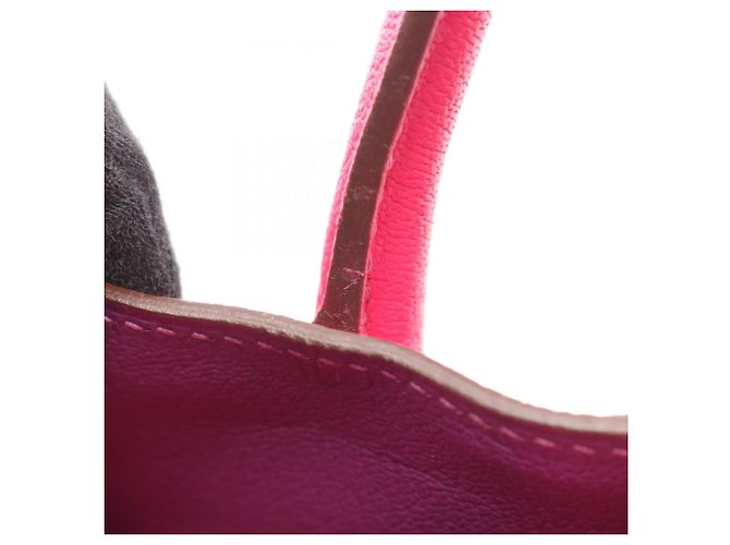 Borsa Hermès Birkin 30 Verso Rosa Porpora Fuschia - vista 7
