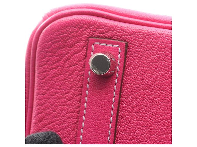 Borsa Hermès Birkin 30 Verso Rosa Porpora Fuschia - vista 9